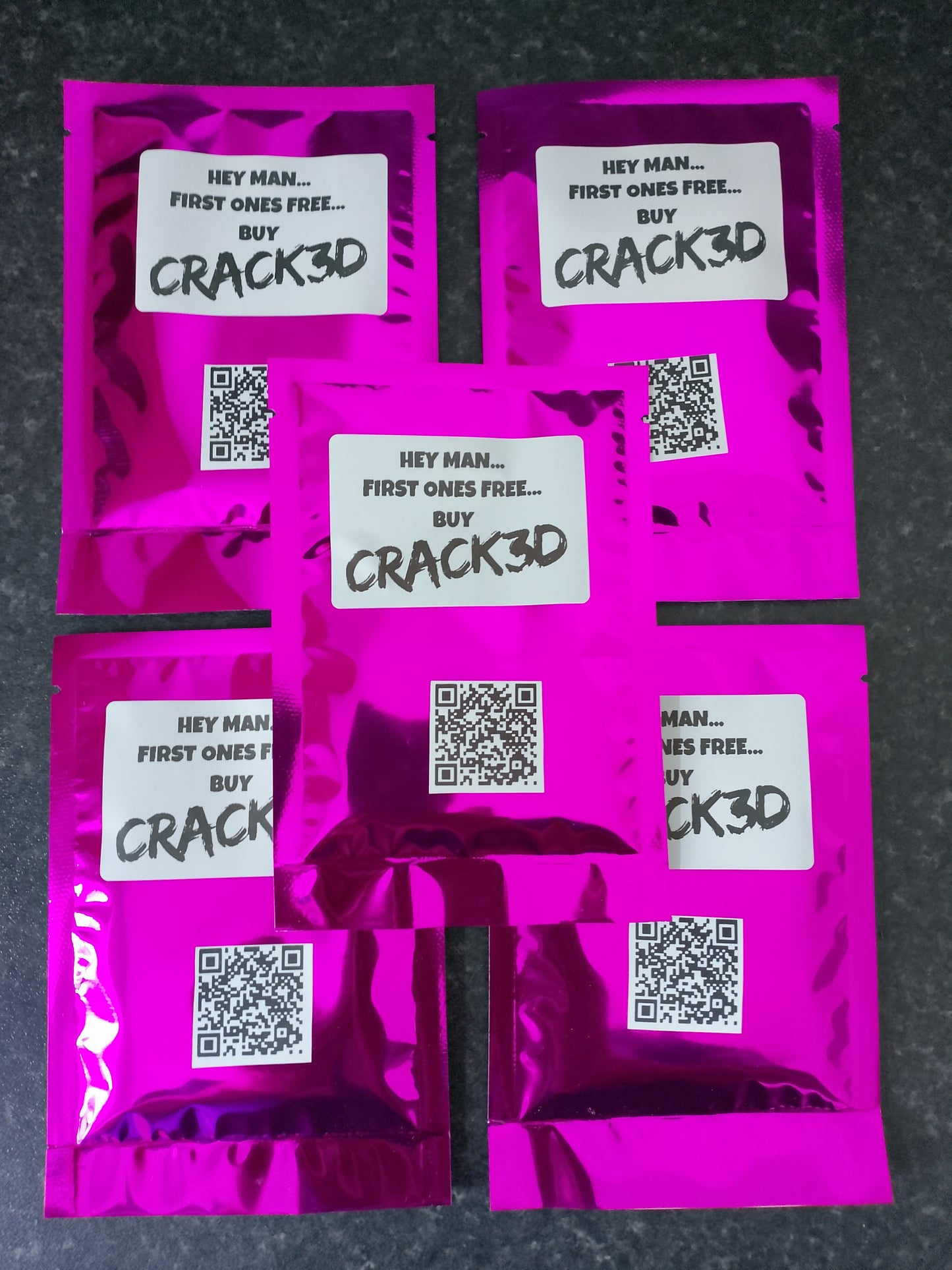 CRACK3D Pre-Workout | 3 or 5 Serving Sample Pack